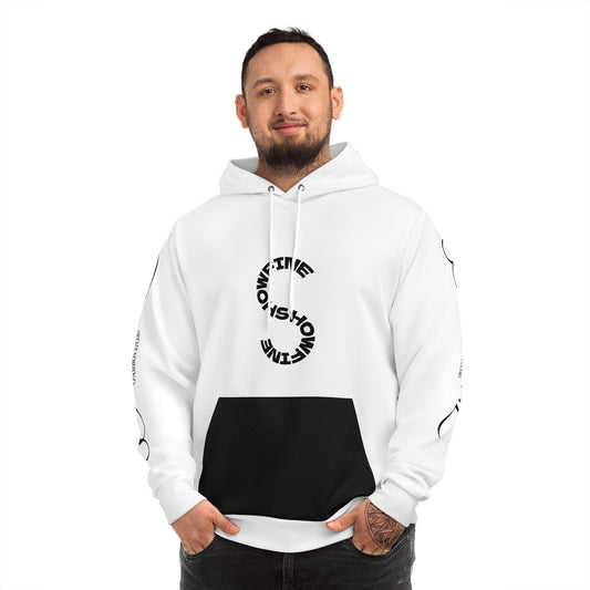 Black and White The Showfine Printed Fashion Hoodie for Men and Women