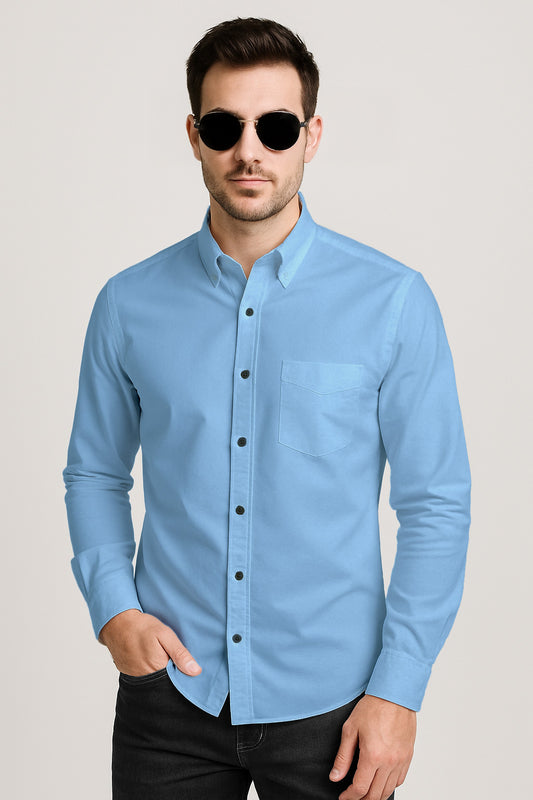 Men’s Long Sleeve Button Down Dress Shirt – Business Casual, Cotton, Regular Fit