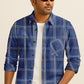 Men's Plaid Cotton Button Down Shirt – Long Sleeve Gingham Casual Dress Shirt, Regular Fit