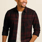 Flannel Look Plaid Shirt – Soft Cotton Blend, Long Sleeve, Regular Fit