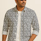 Modern Print Casual Shirt – Long Sleeve Button Down Lightweight Cotton Design