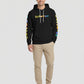 Showfine Multi-Font Graphic Streetwear Hoodie - Premium Black Pullover