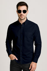 Men’s Long Sleeve Button Down Dress Shirt – Business Casual, Cotton, Regular Fit