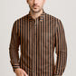 Men’s Button-Down Striped Shirt – Casual Cotton