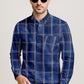 Men's Plaid Cotton Button Down Shirt – Long Sleeve Gingham Casual Dress Shirt, Regular Fit