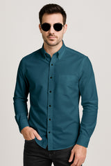 Men’s Long Sleeve Button Down Dress Shirt – Business Casual, Cotton, Regular Fit