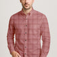 Men’s Cotton Plaid Shirt – Long Sleeve Button-Down
