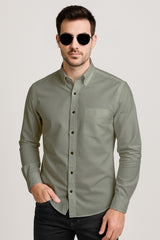 Men’s Long Sleeve Button Down Dress Shirt – Business Casual, Cotton, Regular Fit