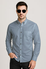 Men’s Long Sleeve Button Down Dress Shirt – Business Casual, Cotton, Regular Fit