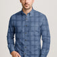 Men’s Cotton Plaid Shirt – Long Sleeve Button-Down