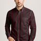 Men’s Button-Down Striped Shirt – Casual Cotton