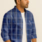 Men's Plaid Cotton Button Down Shirt – Long Sleeve Gingham Casual Dress Shirt, Regular Fit
