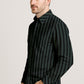 Men’s Button-Down Striped Shirt – Casual Cotton