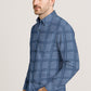 Men’s Cotton Plaid Shirt – Long Sleeve Button-Down