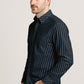 Men’s Button-Down Striped Shirt – Casual Cotton