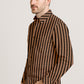 Men’s Button-Down Striped Shirt – Casual Cotton