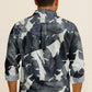 Men’s Long Sleeve Button Down Shirt – Tropical Leaf Print Cotton Shirt, Casual Summer Dress Shirt