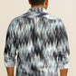 Zigzag Print Long Sleeve Shirt – Cotton Blend Button Down Casual Wear