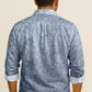 Geometric Honeycomb Pattern Long Sleeve Shirt – Lightweight Button Down Shirt