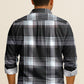 Classic Flannel Style Shirt – Long Sleeve Button Down in Checkered Plaid Pattern