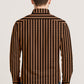 Men’s Button-Down Striped Shirt – Casual Cotton