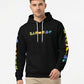 Showfine Multi-Font Graphic Streetwear Hoodie - Premium Black Pullover