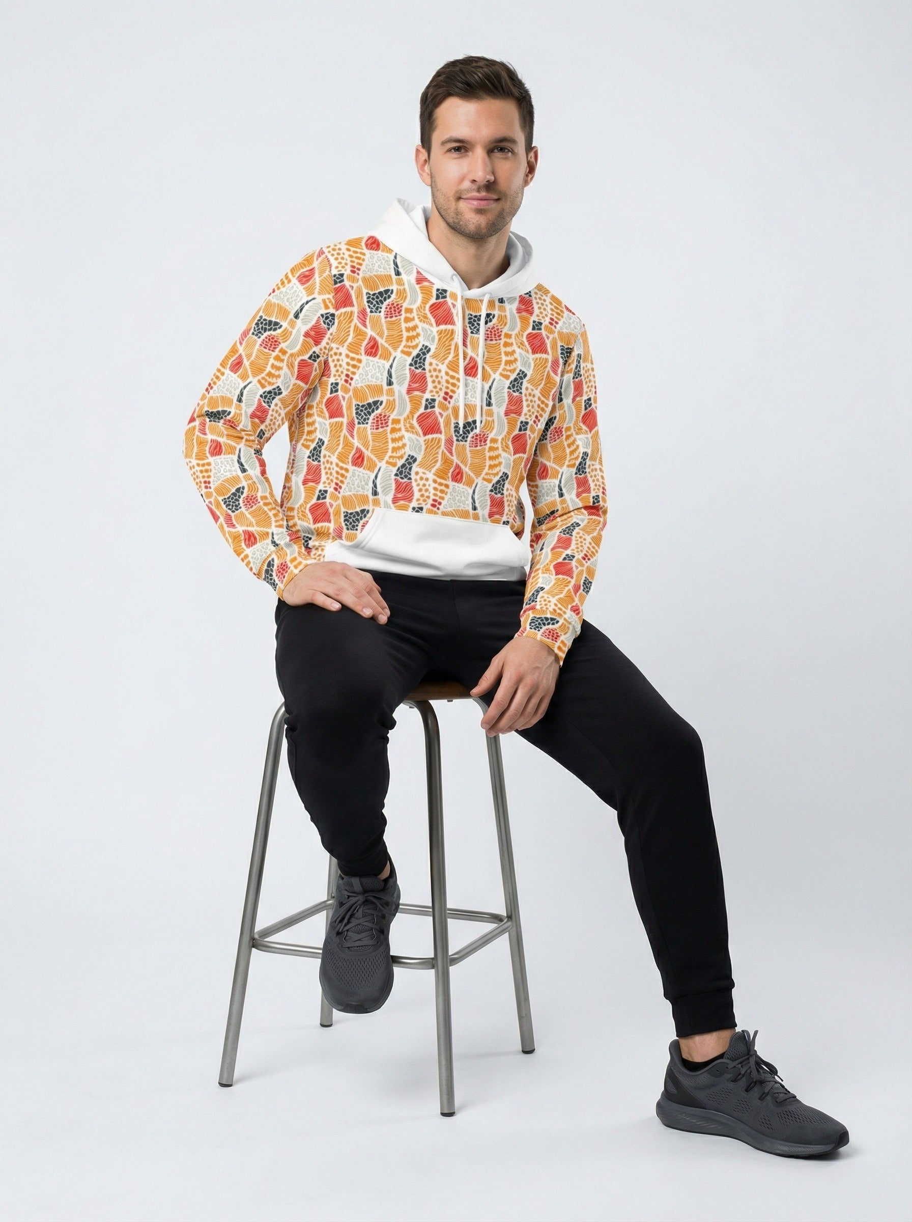 Pullover African Tribal Inspired Hoodie
