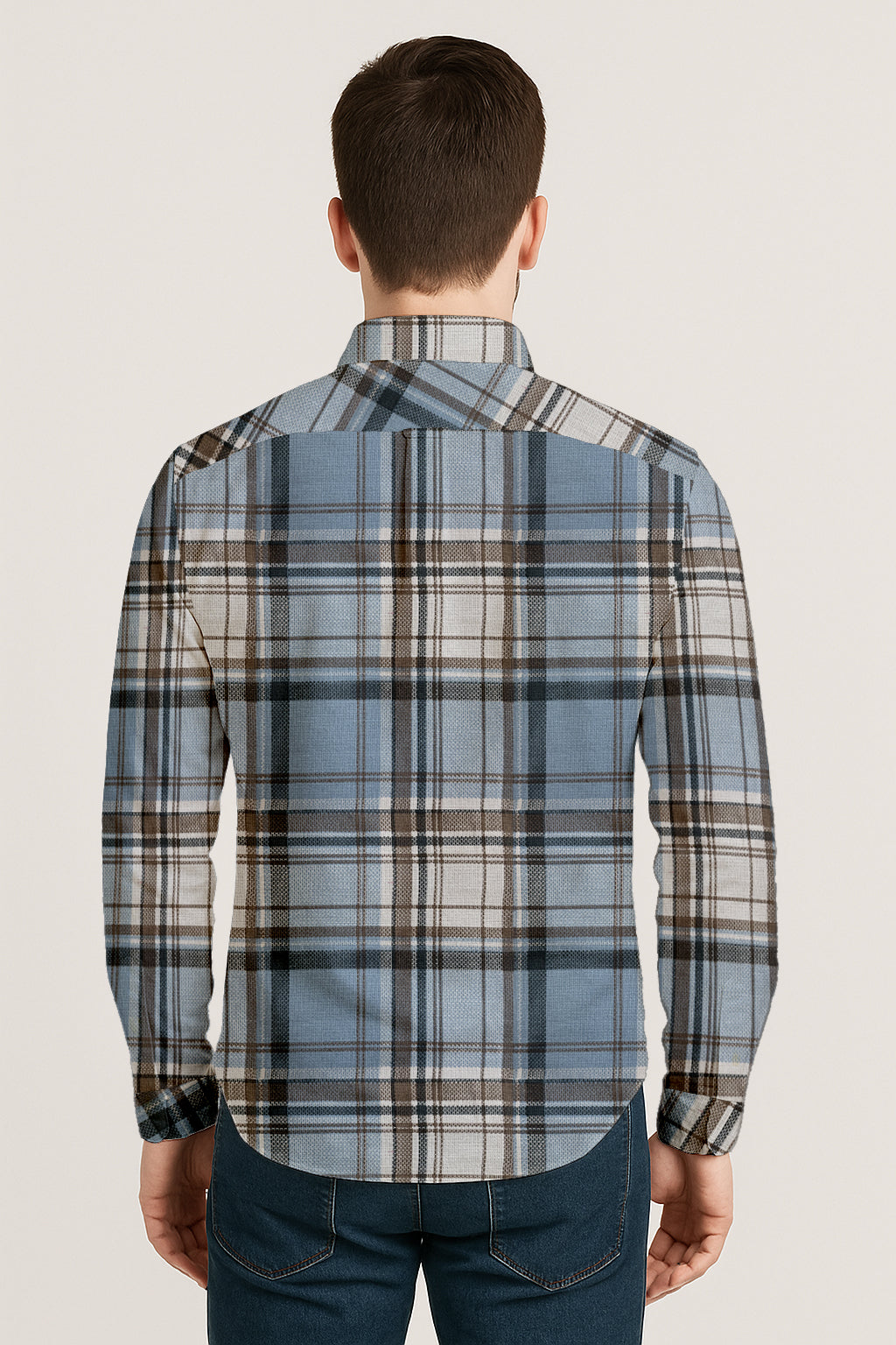 Plaid Flannel Shirt – Slim Fit Button Down for Men’s Fall Look