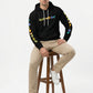 Showfine Multi-Font Graphic Streetwear Hoodie - Premium Black Pullover