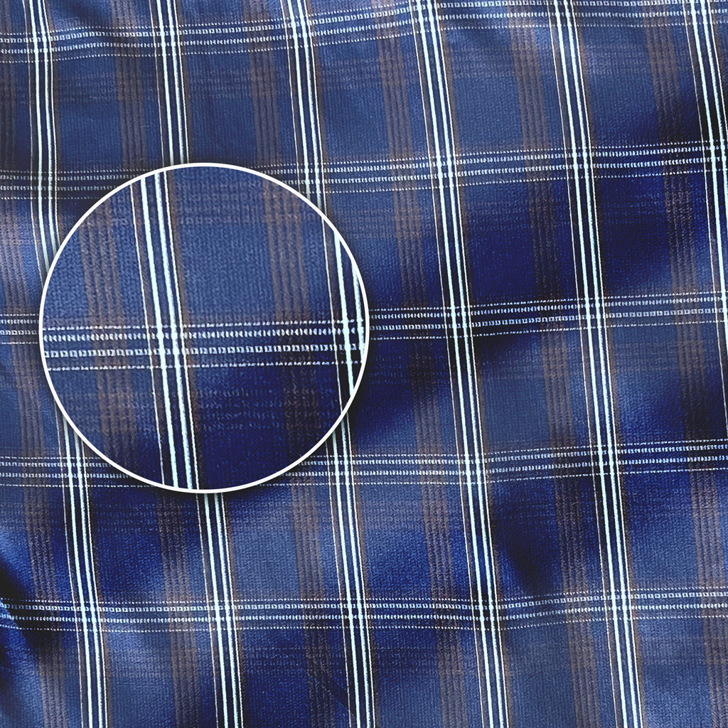 Men's Plaid Cotton Button Down Shirt – Long Sleeve Gingham Casual Dress Shirt, Regular Fit