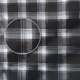 Classic Flannel Style Shirt – Long Sleeve Button Down in Checkered Plaid Pattern
