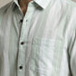 Men's Premium Vertical Striped Linen Casual Long Sleeve Button-Down Shirt