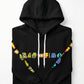 Showfine Multi-Font Graphic Streetwear Hoodie - Premium Black Pullover