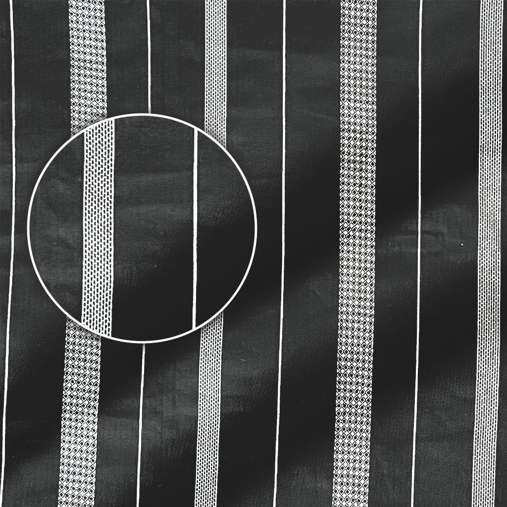 Long Sleeve Vertical Stripe Shirt – Cotton Blend Button Down for Casual & Business Wear