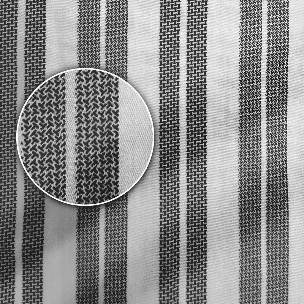Vertical Striped Long Sleeve Button Down Shirt – Lightweight Cotton Casual Dress Shirt