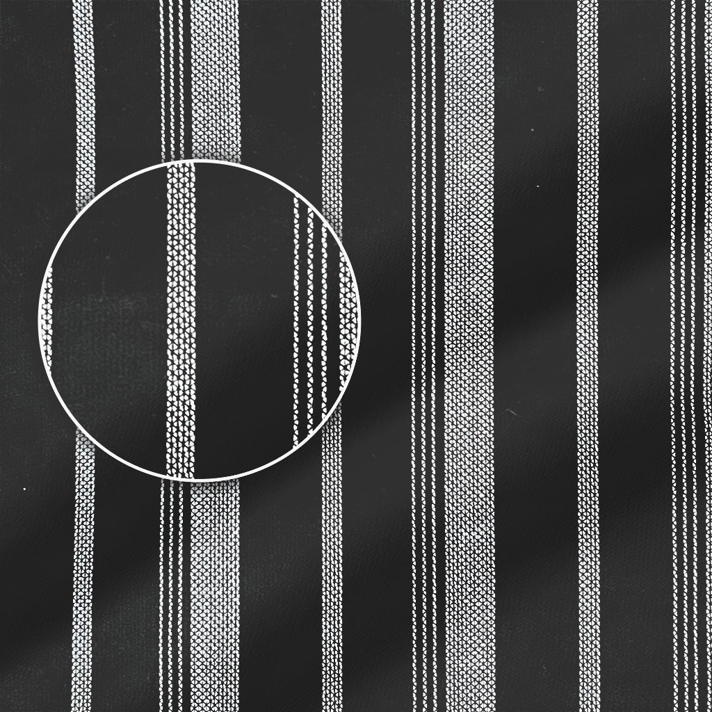 Classic Long Sleeve Vertical Stripe Button Down Shirt – Cotton Blend for Casual & Business Wear