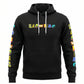 Showfine Multi-Font Graphic Streetwear Hoodie - Premium Black Pullover