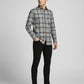 Men's Slim-Fit Premium Brushed Cotton Plaid Shirt