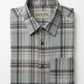 Men's Slim-Fit Premium Brushed Cotton Plaid Shirt