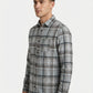 Men's Slim-Fit Premium Brushed Cotton Plaid Shirt