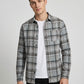 Men's Slim-Fit Premium Brushed Cotton Plaid Shirt