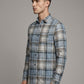 Men's Slim-Fit Premium Brushed Cotton Plaid Shirt