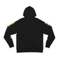 Showfine Printed Black Hoodie for Men