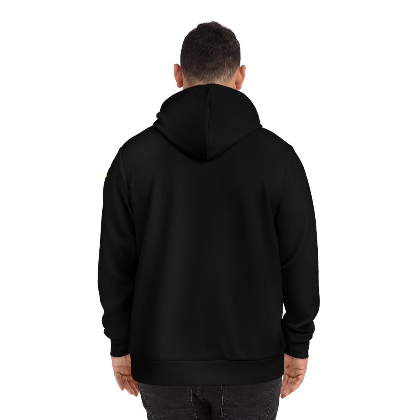Showfine Printed Black Hoodie for Men