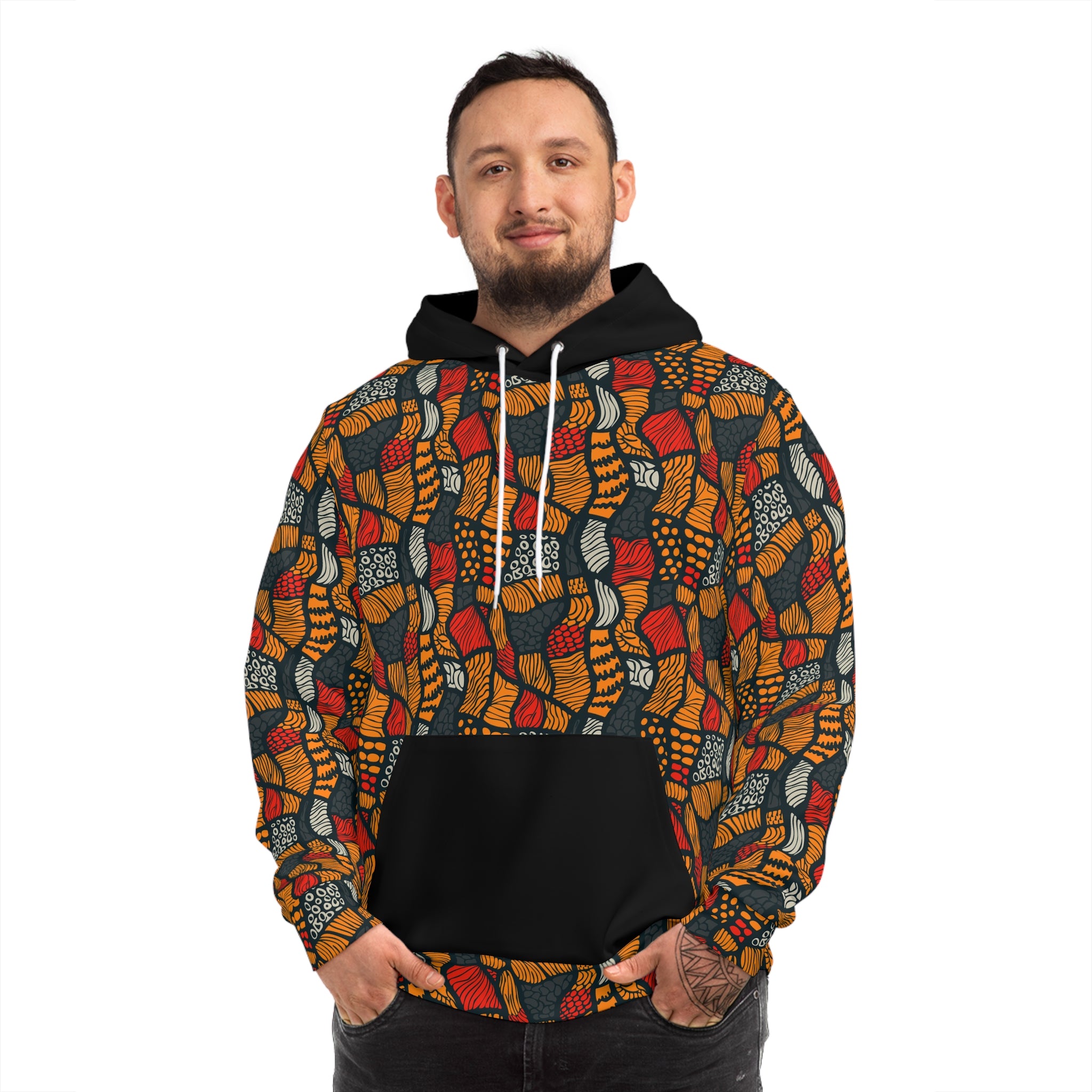 Pullover African Tribal Inspired Hoodie