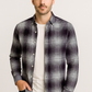Plaid Checkered Casual Shirt – Long Sleeve Button Down Cotton-Poly Blend Shirt