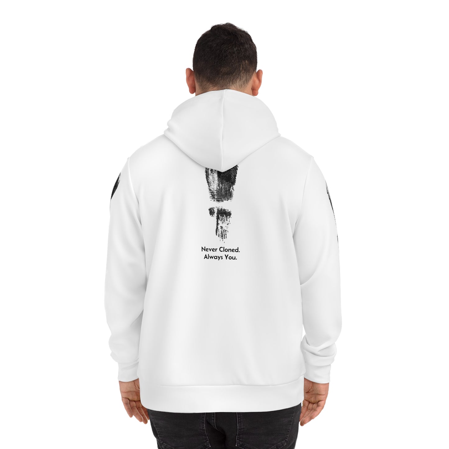 White The Showfine Printed Fashion Hoodie for Men and Women