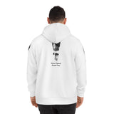 White The Showfine Printed Fashion Hoodie for Men and Women