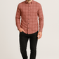 Men’s Cotton Plaid Shirt – Long Sleeve Button-Down