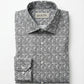 Men's Slim Fit Mosaic Print Cotton Shirt - Slim Fit Luxury Shirt